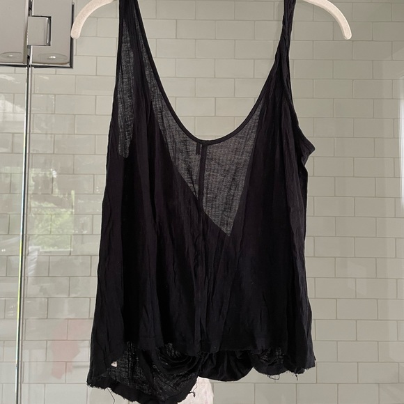 Free People Bulls Eye Ribbed Tank Top - Picture 7 of 8